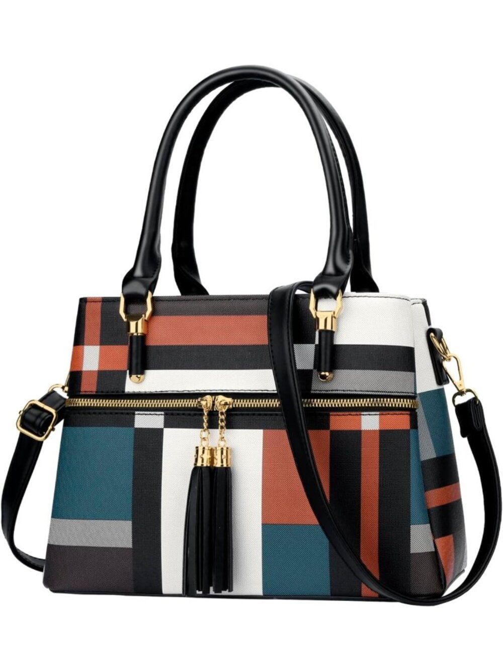 Stylish PU Leather Top Handle Satchel Bag for Women | Chic Handbag & Purse